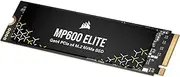 CORSAIR MP600 Elite 4TB M.2 PCIe Gen4 x4 NVMe SSD – M.2 2280 – Up to 7,000MB/sec Sequential Read – High-Density 3D TLC NAND – for Desktops and Laptops – Black