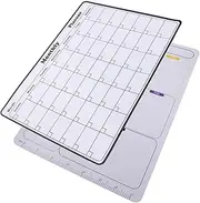 FIXOSHEE 2 Sheet Schedule Weekly Calendar for Fridge Weekly Schedule for Fridge Family Calendar Dry Erase Board Refrigerator Whiteboard Soft White