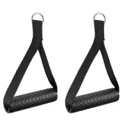 Resistance Exercise Band Handle, Rubber Round Spots Handle Grips 2 Pcs