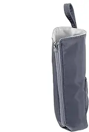 Hair Iron Holder, Hangable Flat Iron Storage, Heat-Resistant Pouch Organizer, Portable Hair Straightener Bag, for Bathroom, Vanity, Travel Organization, 11.8×4.7in
