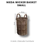 Nieda Wicker Basket (S)