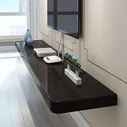 Wall Shelf Floating Shelf Wall Mounted TV Shelf Entertainment Unit TV Stand TV Console Set top Box Router DVD Projector Toys Gaming Shelf TV Board Bookshelf Wall Mount Corner Shelves Wall Unit Decor