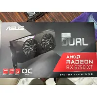 在飛比找蝦皮購物優惠-華碩 Dual Radeon RX 6750 XT OC 1