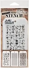 Stamp Anonymous Tim Holtz Mini Layered Stencil Set # 7