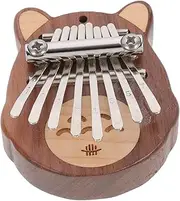 Kisangel Handmade Mini Kalimba Arc Design Comfortable for Boys and Girls Adults Ethereal Sound Lightweight Portable