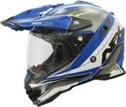 FX-41DS Range Full Face Dual-Sport Helmet Matte Blue Medium AFX 0140-0072