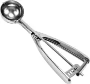 Medium Cookie Scoop, 2 Tbsp / 30ml / 1 oz, Size #40 Dough #40, Silver
