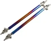 GLEAVI 1 Pair Car Modification Bar Front Rear Pull Rod Support for Splitter Easy Installation Durable Material Compact Design for Enhanced Stability
