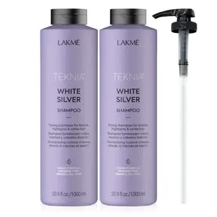 LAKME 矯色洗髮精1000mlX2(含專用壓頭X1)