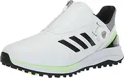 [adidas] Men's Solarmotion BOA 24 Lightstrike Golf Shoes, FTWRWHITE/CoreBlack/GRENSPARK, 10