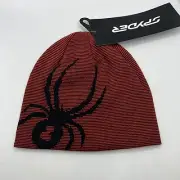 NWT Youth Spyder Reversible Bug Beanie Volcano Size XS/S