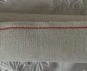 Zweigart Blank Needlepoint 18 Count Mono Canvas Ecru Lot of 2 Pieces New