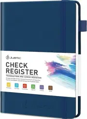 Elegant A5 Check Register & Ledger for Efficient Personal Finance Tracking