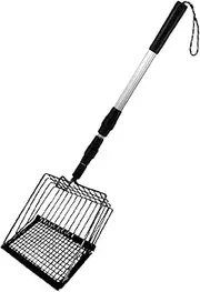 Générique Cat Litter Scoop Chicken, Coop Scooper, 42 x 5.7 inches Long Handle Waste Sifter Small Pets, Poop Cleaning Tool Senior Pet Care, Sand Shovel for Cage Litter Box Small Space Living
