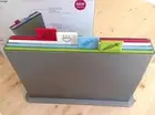 Joseph Joseph Index Advance large Colour Coded chopping Boards:5 Pc Set