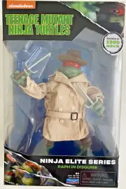 Playmates TMNT Teenage Mutant Ninja Turtles Elite Raphael Raph in Disguise