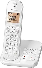 [Panasonic] KX-TGC 422 GW Cordless Phone with Answering Machine - White