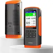 Indoor Air Quality Monitor, Formaldehyde Detector, Pollution Monitor, Temperature & Humidity Meter, Dust Tester, Detect Indoor HCHO/TVOC/PM2.5/PM10/PM1.0, Colorful LCD Screen & USB Charging