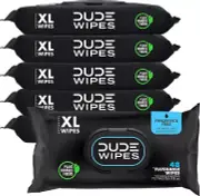 Wipes Flushable Wipes Dispenser (6 Packs, 48 Wipes Each), Unscented Wet Wipes wi