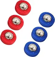 Generic 6pcs Shuffleboard Pucks Set Outdoor Mini Tabletop Game Accessories for Boys and Girls Adults Home Office