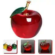 Crystal Apples Ornament Decorative Apples Decor Artificial Apples Craft Supply