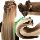 CLERAANCE Stick I Tip 100% Human Remy Hair Extensions Pre Bonded Micro Ring 200G