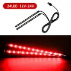 Car Lights 24 Led Bar Automotive Strip Universal Mood Foot Light Cigarette Light