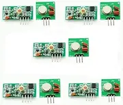 ARCELI 5pcs 433MHz RF Transmitter and Receiver Link Kit for Arduino