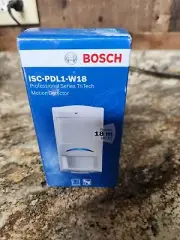 BOSCH ISC-PDL1-W18 Professional Series TriTech Motion Detector