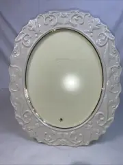 Vintage Lenox China Porcelain 8x10 Gold Accent Picture Frame Made In USA Oval