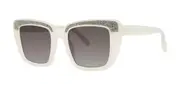 Vera Wang VAS6 Pearl Men's Sunglasses White Size 52