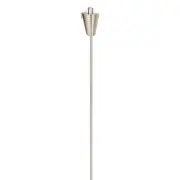 4 Metal Garden Fire Grooved Torch Citronella Oil 1M Stainless Steel Garden Stake
