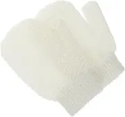 GRADENEVE Exfoliating Body Scrub Gloves Rich Foaming Shower Mittens Bathing Gloves Set