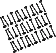 jojofuny 50pcs Steel Laptop Screw Set for Cooling Fans Pc Computer Case Fan Screws DIY Computer Building Tools