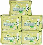 FOHOWAY Active oxygen & Anion & far IR & Magnetic Silver Day Use(8Pcs) (Pack of 5) Sanitary Pad