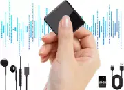 Voice Recorder 64GB Listening Devices Voice Activated Recorder Mini Voice Audio