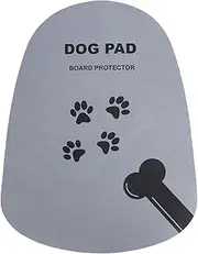 Dog Surfboard Mat, Pet Surfing Traction Pad, Anti-Slip EVA Grip Mat, Textured Surfaces for Paddle Boards, Stable Water Sports Support, Dockside Events, 19.69x25.59 Inches, Gray