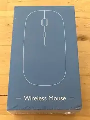 Picktech Q5 Slim Rechargeable Wireless Mouse 2.4G New White
