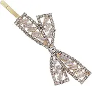 NOLITOY Fashion Bow Bobby Pin Zircon Hairpin Hair Barrette for Women Girls Decorative Hair Pins