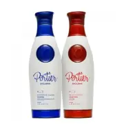 Portier Exclusive 2x1L Brazilian Keratin Treatment Straightener - Portier