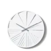 [James Lane] Jayanta Wall Clock White - 40cm x 4cm