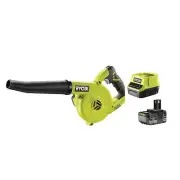 Ryobi R18TB-0 Compact Blower 18V ONE+ 200 km/h 2.9 m3/min Kit 5.0 Ah