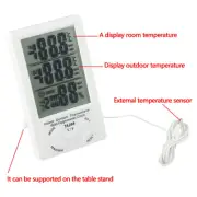 Accurate LCD Thermometer Hygrometer for Tea Warehouse and Storage Monitoring
