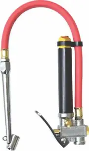 Pro-Tyre Drive Way Style Tyre Inflator Dual Angle Head Pencil Gauge 20-200 psi