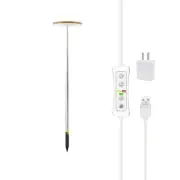 13.7 in.-61.1 in. Adjustable Height White Indoor Full Spectrum LED Grow Light