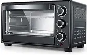 oven mini oven air fryer oven Mini Oven 23 L,Electric Oven 1300 W Adjustable Temperature 70-250 ℃ and 60 Minutes Timer with 3 Heating Functions for Baking Cooking Grill Toaster Oven Air Fryer, (Colo