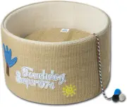 Touchcat 'Clawver Nest' Rounded Cat Bed or Cat Furniture Lounge with a Carpet Ca