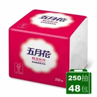 在飛比找鮮拾優惠-【五月花】單抽式衛生紙250抽x48包