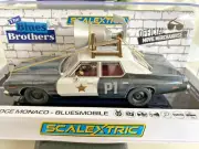 Scalextric C4322 Bluesmobile Dodge Monaco W/Lights DPR 1/32 Slot Car