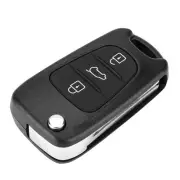 3 Button Remote Flip Key Fob Case Protective Cover Shell Fits For I20 I30